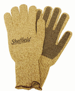 Sheffield Ragg Wool Full Finger Gloves w/Dots