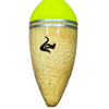 Coolwaters Slip Stub Balsa Wood Floats - Chartreuse