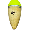 Coolwaters Slip Stub Balsa Wood Floats - Chartreuse