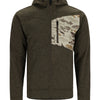 Simms CX Hoody Full Zip - Dark Stone/Ghost Camo Stone