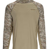 Simms M's Challenger Solar Hoody - Stone/Ghost Camo Driftwood