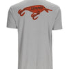 Simms M's Square Bill T-Shirt - Cinder Heather