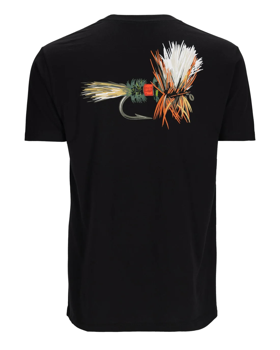 Simms Royal Wulff Fly T-Shirt Black / Large
