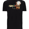 Simms M's Royal Wulff Fly T-Shirt - Black
