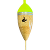 Coolwaters Fixed Stub Balsa Wood Floats - Chartreuse