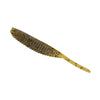 Yamamoto Shad Shape Worm 3.75" - 297-Green Pumpkin/Black Flake