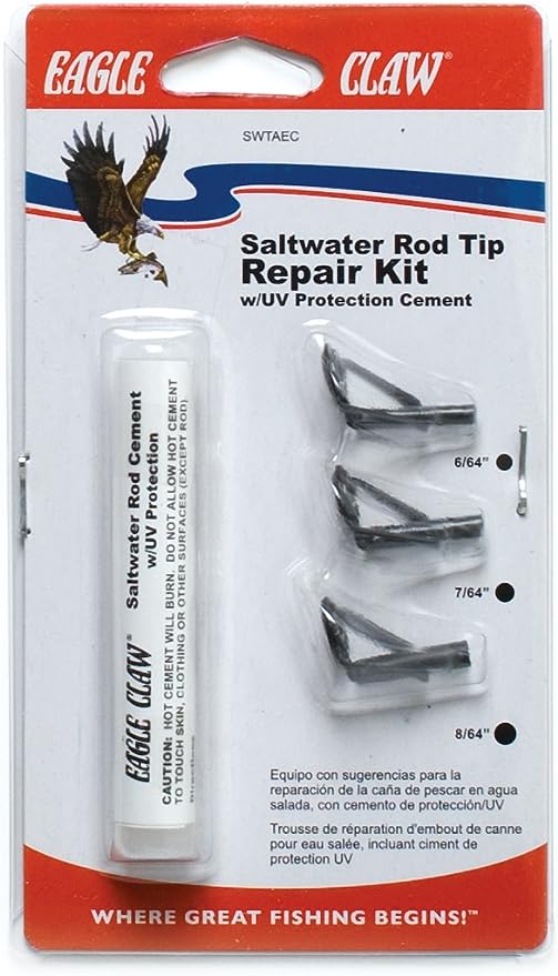 EAGLE CLAW SWTAEC Saltwater Rod Tip Repair Kit