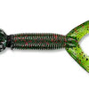 Garry Yamamoto 4" Double Tail Hula Grub - 208-Watermelon/Black&Red Flake