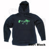Water Wolf Lures Hoodies - Shad Black/Lime
