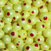 Trout Beads Blood Dot Egg 14mm - Chartreuse Pearl