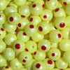 Trout Bead Blood Dot Eggs 12mm - Chartreuse Pearl