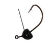 Tungsten Weedless Wacky Jig Head - Black