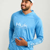 Vented Pursuit Hoodie - Ocean Blue Heather