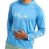 Huk Pursuit Hoodie - Ocean Blue Heather