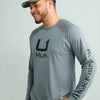 Huk Icon Long Sleeve Crew - Night Owl