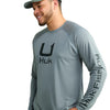 Huk Icon Long Sleeve Crew - Night Owl