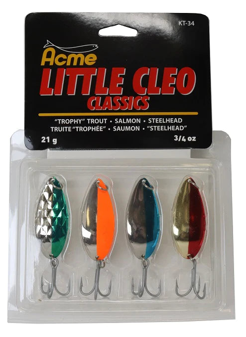  Acme Little Cleo Fishing Terminal Tackle, 1 1/4-Ounce, Nickel  Blue : Fishing Spoons : Sports & Outdoors