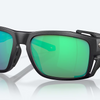 Costa King Tide 8 Sunglasses - Black Pearl/Green Mirror 580G