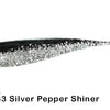 Lunker City 3.5" Fat Fin-S Fish - #33 Silver Pepper Shiner