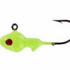Big Bite Baits Minnow Head Jig - Chartreuse/Red Eye