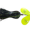 Chaos Tackle Double 8 Bucktail - Black Chartreuse