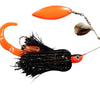 Chaos Tackle 1.5oz Willow Blade Spinnerbait - Black Orange