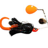 Chaos Tackle 1.5oz Colorado Spinnerbait - Black Orange