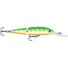 Rapala Jointed Deep Husky Jerk - Green Tiger UV