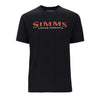 Simms M's Logo T-Shirt - Jet Black