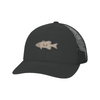 Huk Bass Logo Trucker - Black