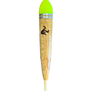 Coolwaters Fixed Slim Balsa Wood Floats - Chartreuse