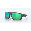 Costa Diego Sunglasses - Matte Gray/Green Mirror