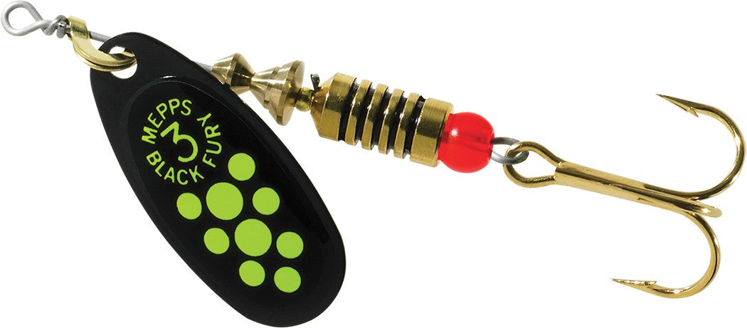 Mepps Black Fury Plain Treble