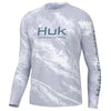 Huk Mossy Oak Pursuit Performance Long Sleeve - Stormwater Bonefish