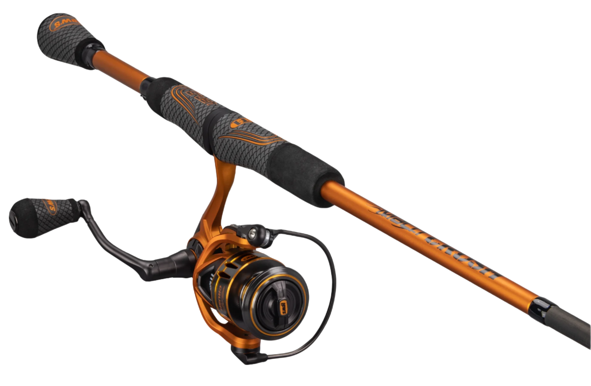 Spinning Rod Lews Orange Crush Spinning Reel Lew's Hypersonic