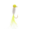 Strike King Mr. Crappie Slab Daddy Live Hair Jig - Refrigerator White