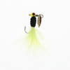 Strike King Mr. Crappie Marabou Sausage Spin - 1/16oz - Tuxedo Black Chartreuse