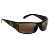 Strike King S11 Okeechobee Sunglasses - Gold Metallic/Dark Amber Mirror (S1162)