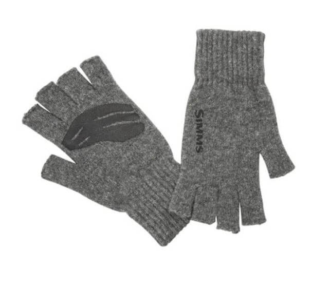 Simms Wool Half Finger Glove