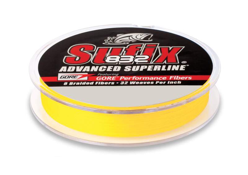 Aazon.co : Sufix 832 Braid Line-1200 Yards (Neon Lie, 65-Pound...