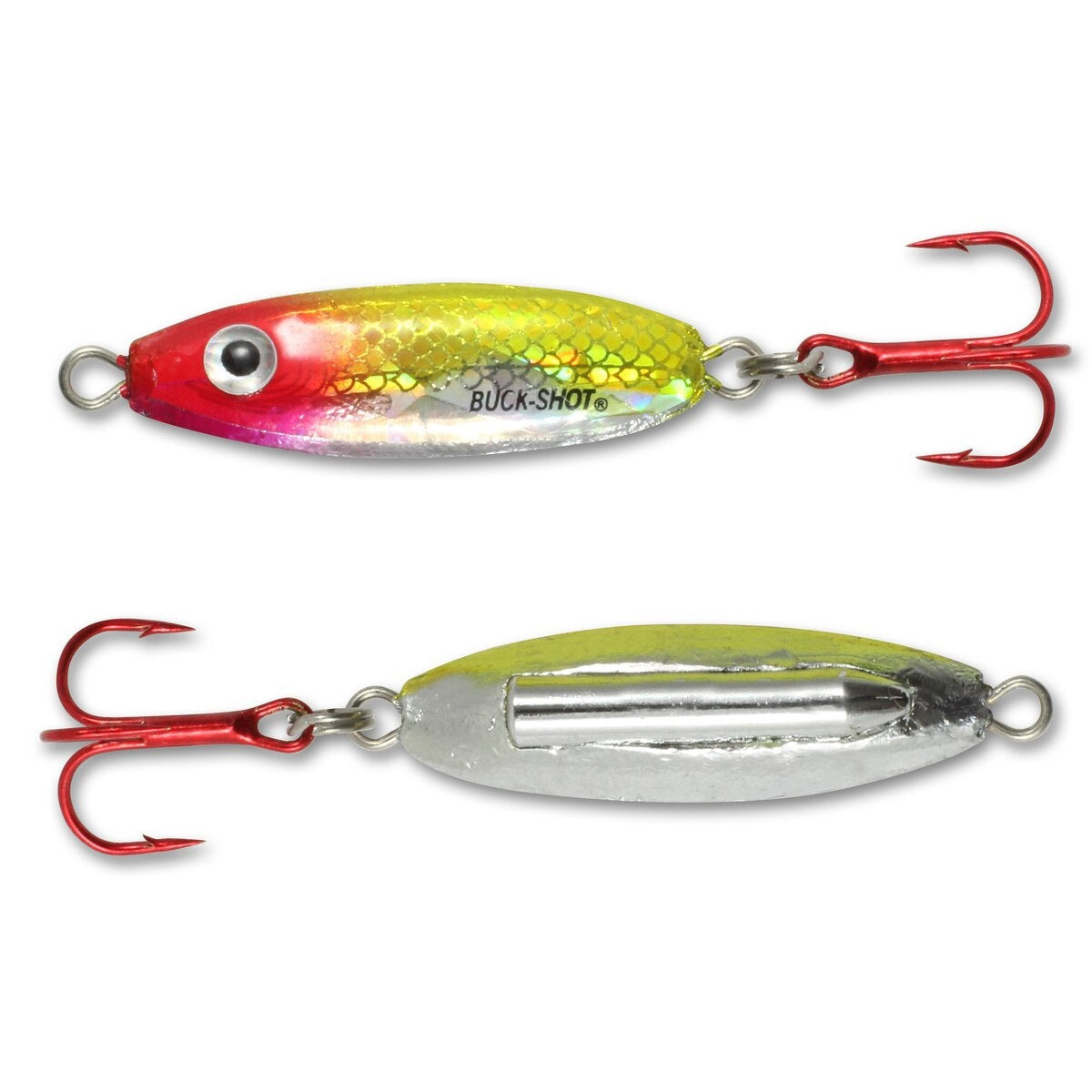 Northland Fishing Tackle - Buck-Shot® Coffin Spoon - Sneeze - 1/8 oz (Lot  of 3)