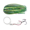 A-Tom-Mik Tournament Series Shred Trolling Fly - Green Hammer Glow