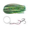 A-Tom-Mik Tournament Series Trolling Flies - Green Hammer Glow