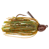 Strike King Bitsy Bug Mini Jig 1/4oz - 11-Pumpkin Green Flake