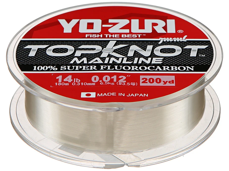 Load image into Gallery viewer, Yo-Zuri TopKnot MainLine 100% Fluorocarbon Fishing Line