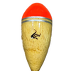 Coolwaters Slip Stub Balsa Wood Floats - Hot Orange