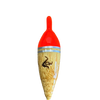 Coolwaters Fixed Stub Balsa Wood Floats - Hot Orange