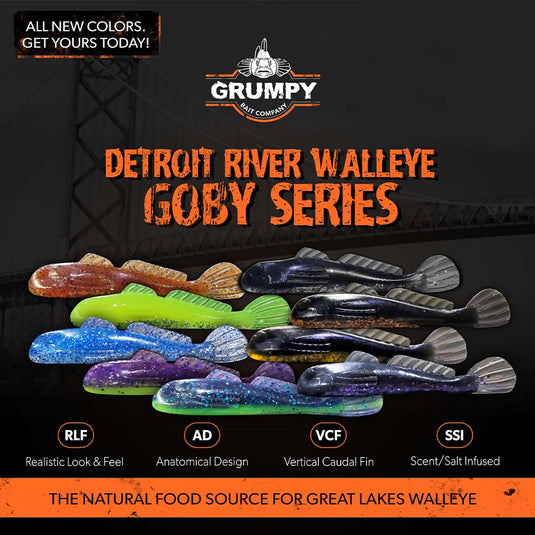 New Innovative Goliath Goby Series Bait Design from Grumpy Bait Company