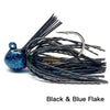 Nishine Finesse Cover Jig - Black/Blue Flake