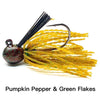 Nishine Finesse Cover Jig - Pumpkin Pepper/Green Flakes